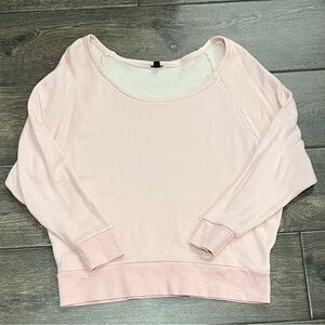 J. Crew Light Pink Scoop Neck Sweater